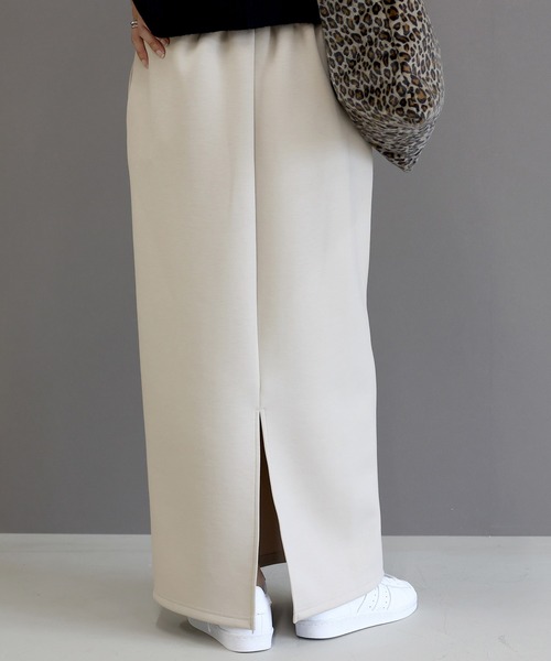 Aletta vita（アレッタビータ）の「【選べる着丈】ダンボールスリットロングスカート（スカート・レディース・オフホワイト/ブラック/グレイッシュベージュ・M/MT）」の17枚目の写真