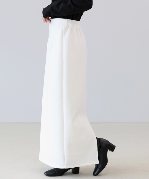 Aletta vita（アレッタビータ）の「【選べる着丈】ダンボールスリットロングスカート（スカート・レディース・オフホワイト/ブラック/グレイッシュベージュ・M/MT）」の20枚目の写真