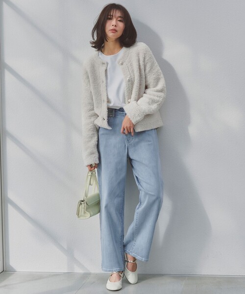 STORY×UNFILO】シャギーニット カーディガン（カーディガン/ボレロ