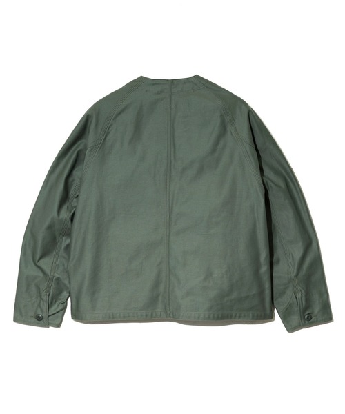 GUNG HO（ガンホー）の「GUNG HO/ ガンホー　BACK SATIN THE EXPEDITION JACKET（ブルゾン・メンズ・オリーブ/ベージュ・MEDIUM/LARGE/X-LARGE）」の9枚目の写真