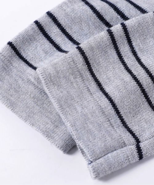 LA POMME jours（ラポミ・ジュール）の「Causal Stripe Long Sleeve T（Tシャツ/カットソー・レディース・グレー/ブルー/ホワイト・SMALL/MEDIUM/LARGE）」の7枚目の写真
