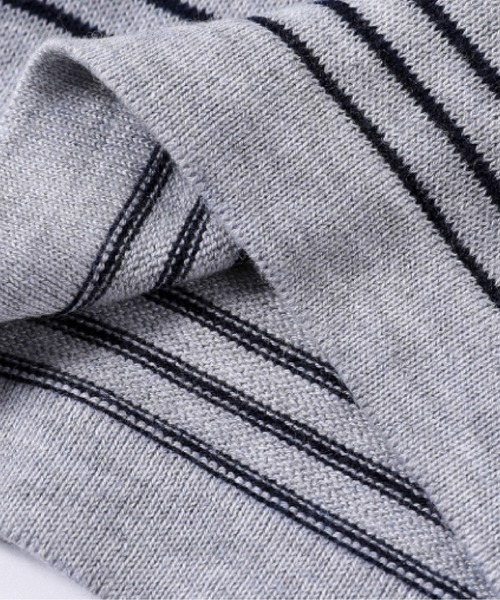 LA POMME jours（ラポミ・ジュール）の「Causal Stripe Long Sleeve T（Tシャツ/カットソー・レディース・グレー/ブルー/ホワイト・SMALL/MEDIUM/LARGE）」の8枚目の写真