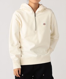 ハーフジップフーディ―
