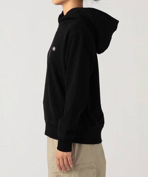 Dickies（ディッキーズ）の「ハーフジップフーディ―（パーカー・レディース・ピンク/ブラック/ホワイト・SMALL/MEDIUM）」の7枚目の写真