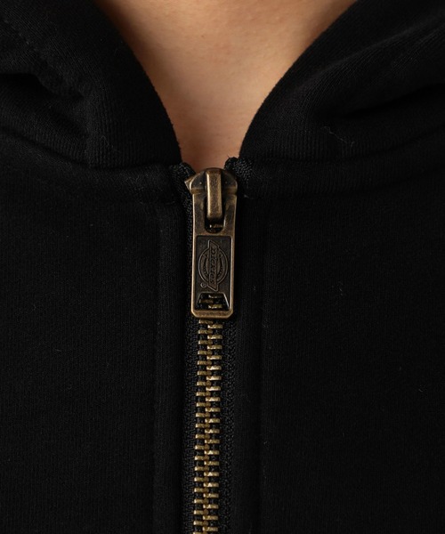 Dickies（ディッキーズ）の「ハーフジップフーディ―（パーカー・レディース・ピンク/ブラック/ホワイト・SMALL/MEDIUM）」の9枚目の写真