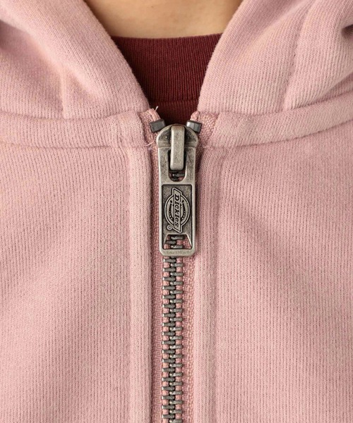 Dickies（ディッキーズ）の「ハーフジップフーディ―（パーカー・レディース・ピンク/ブラック/ホワイト・SMALL/MEDIUM）」の16枚目の写真