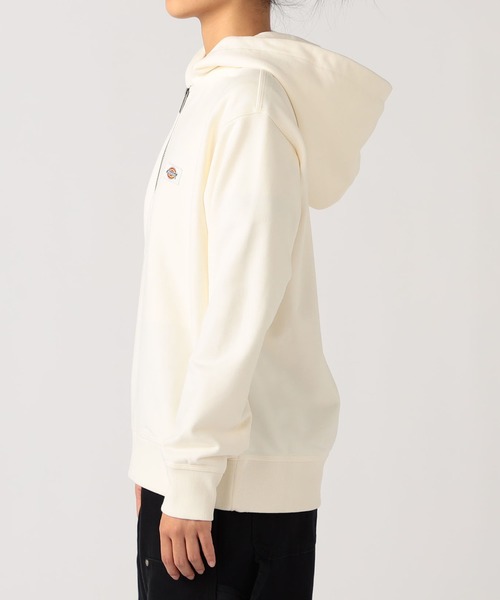 Dickies（ディッキーズ）の「ハーフジップフーディ―（パーカー・レディース・ピンク/ブラック/ホワイト・SMALL/MEDIUM）」の20枚目の写真