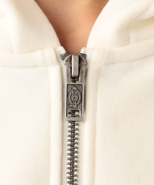 Dickies（ディッキーズ）の「ハーフジップフーディ―（パーカー・レディース・ピンク/ブラック/ホワイト・SMALL/MEDIUM）」の22枚目の写真