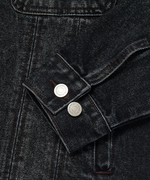 WKNDRS（ウィーキャンドース）の「OPEN SEAM TRUCKER JK (BLACK)（デニムジャケット・レディース・その他・MEDIUM/LARGE/X-LARGE）」の5枚目の写真