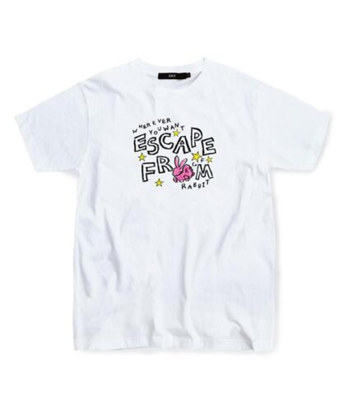 ESCAPEFROM(エスケープフロム)の「クレヨンラビットTシャツホワイト(Tシャツ/カットソー・レディース・その他・MEDIUM/LARGE/SMALL)」の2枚目の写真