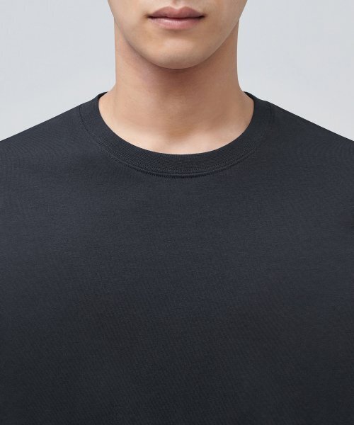 MUSINSA STANDARD（ムシンサスタンダード）の「ベーシッククルーネックTシャツ[ダークグレー]（Tシャツ/カットソー・メンズ・その他・X-LARGE/XXX-LARGE/SMALL/MEDIUM/LARGE/XX-LARGE）」の3枚目の写真