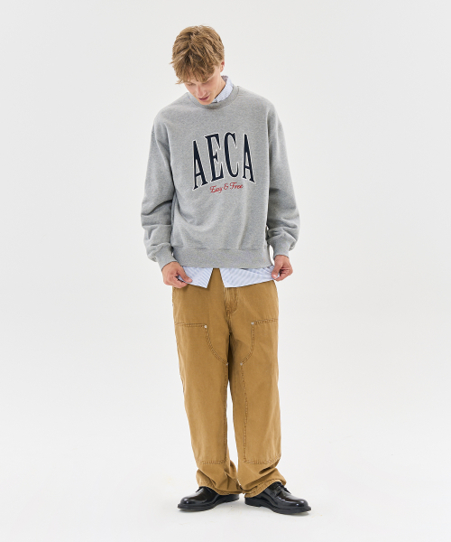 AECA（エイカ）の「AECA ARCH FELT SWEAT SHIRTS-GREY（スウェット・レディース・その他・SMALL/MEDIUM/LARGE/X-LARGE）」の2枚目の写真