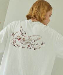 CPGN STUDIO（コンパーニョ）の「[20S] WHALE FLOWER EMBROIDERED SHORT SLEEVE WHITE（Tシャツ/カットソー・メンズ）」