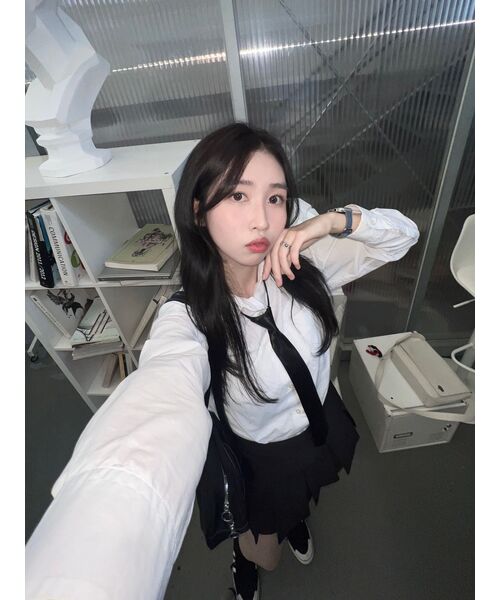 MUSINSA STANDARD WOMAN（ムシンサスタンダードウーマン）の「ウィメンズリンクルフリーシャツ[ホワイト]（シャツ/ブラウス・レディース・その他・SMALL/MEDIUM/LARGE/X-SMALL）」の12枚目の写真