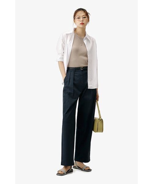 MUSINSA STANDARD WOMAN（ムシンサスタンダードウーマン）の「ウィメンズリンクルフリーシャツ[ホワイト]（シャツ/ブラウス・レディース・その他・SMALL/MEDIUM/LARGE/X-SMALL）」の13枚目の写真
