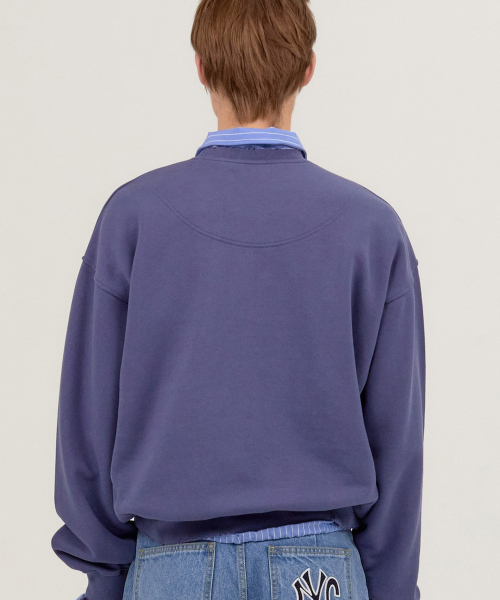 NOHANT(ノアン)の「LONELY/LOVELY DAMAGE SWEATSHIRT INDIGO BLUE(スウェット・メンズ・ダークブルー・SMALL/MEDIUM/LARGE)」の4枚目の写真