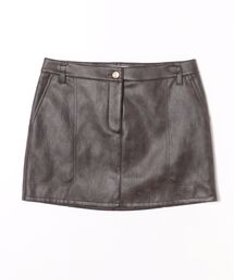 MICHAEL KORS（マイケルコース）の「フォーレザー ミニ スカート（スカート）」