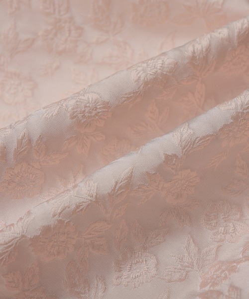 フラワージャガード裾フリルトップス（その他トップス）｜Fit more