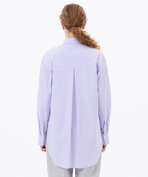 MACKINTOSH PHILOSOPHY(マッキントッシュ フィロソフィー)の「【WEB&一部店舗限定】THOMAS MASON ブザムシャツ(シャツ/ブラウス・レディース・パープル系その他4/ライトブルー・38/36)」の11枚目の写真
