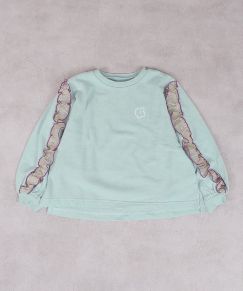 MARKEY'S(マーキーズ)の「ウラケショルダーフリルトレーナー(スウェット・キッズ・チャコール/ホワイト系その他/ライトブルー・80/90/100/110/120/130/140/150)」の20枚目の写真