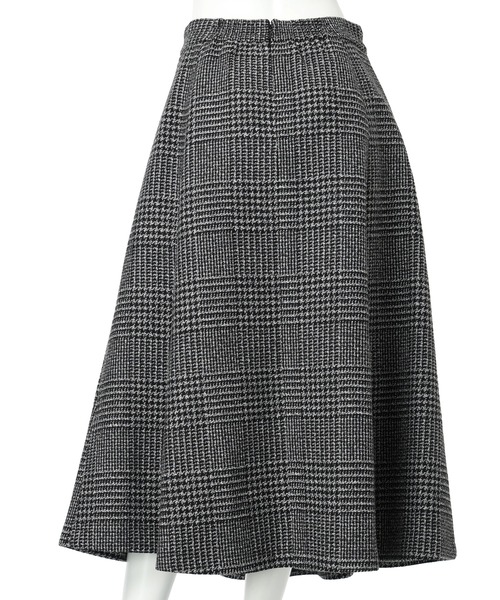 JUSGLITTY(ジャスグリッティー)の「フレアミディスカート(スカート・レディース・ブラックミックス・0/1/2)」の11枚目の写真