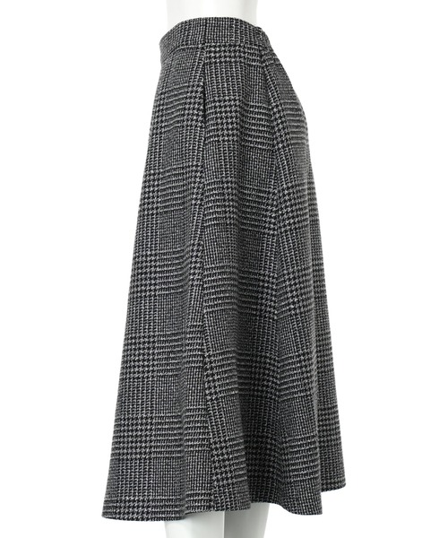 JUSGLITTY(ジャスグリッティー)の「フレアミディスカート(スカート・レディース・ブラックミックス・0/1/2)」の12枚目の写真