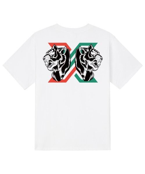 KAN6312(カン6312)の「KTW0034 タイガーエックス 半袖Tシャツ - ホワイト(Tシャツ/カットソー・メンズ・その他・X-LARGE/LARGE/MEDIUM/SMALL)」の1枚目の写真