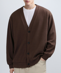 VERYVAIN（ベリベーン）の「[OVER-FIT] GAFF TEX CARDIGAN (BROWN)（カーディガン/ボレロ）」