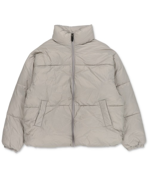 SPINNS（スピンズ）の「中綿フェイクダウンジャケット/短丈アレンジ可能/ユニセックス（ダウンジャケット/コート・メンズ・ブラック/グレイッシュベージュ・L/M）」の6枚目の写真