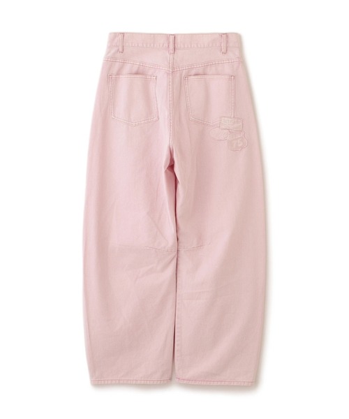 AVIREX（アヴィレックス）の「WAPPEN BARREL LEG DENIM PANTS（デニムパンツ・レディース・インディゴブルー/ブルー系その他/ピンク・S/M）」の22枚目の写真