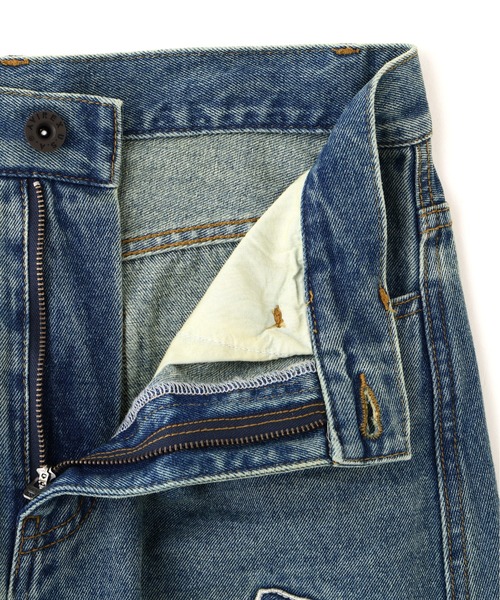 AVIREX（アヴィレックス）の「WAPPEN BARREL LEG DENIM PANTS（デニムパンツ・レディース・インディゴブルー/ブルー系その他/ピンク・S/M）」の19枚目の写真