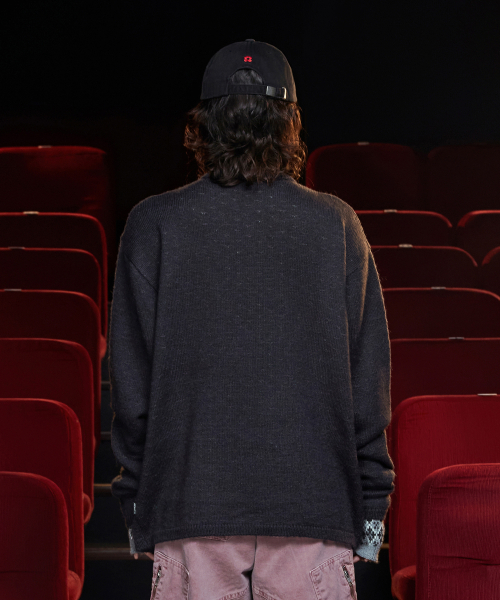 UNALLOYED(アナロイド)の「ディストロイドモヘアニット / チャコール(ニット/セーター・レディース・その他・MEDIUM/LARGE)」の3枚目の写真