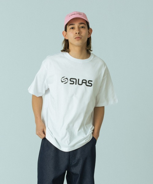 SILAS（サイラス）の「LOGO S/S TEE（Tシャツ/カットソー・メンズ・ブラック/ホワイト/ブラウン/チャコール・M/L/XL）」の2枚目の写真