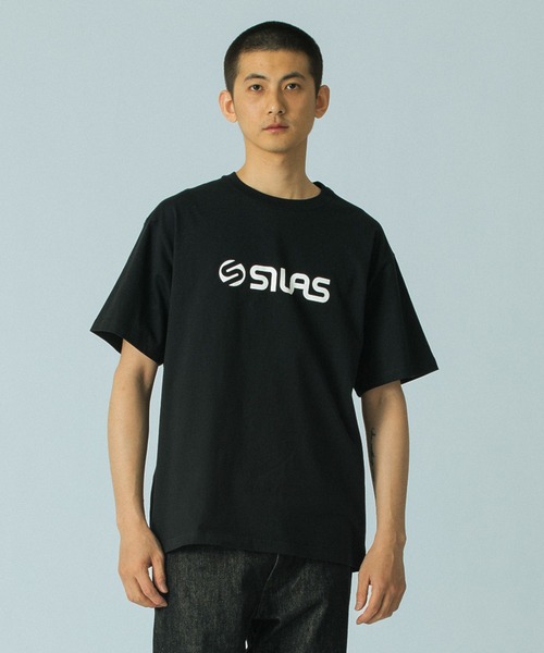 SILAS（サイラス）の「LOGO S/S TEE（Tシャツ/カットソー・メンズ・ブラック/ホワイト/ブラウン/チャコール・M/L/XL）」の3枚目の写真
