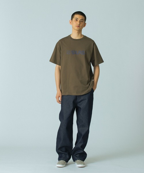 SILAS（サイラス）の「LOGO S/S TEE（Tシャツ/カットソー・メンズ・ブラック/ホワイト/ブラウン/チャコール・M/L/XL）」の19枚目の写真