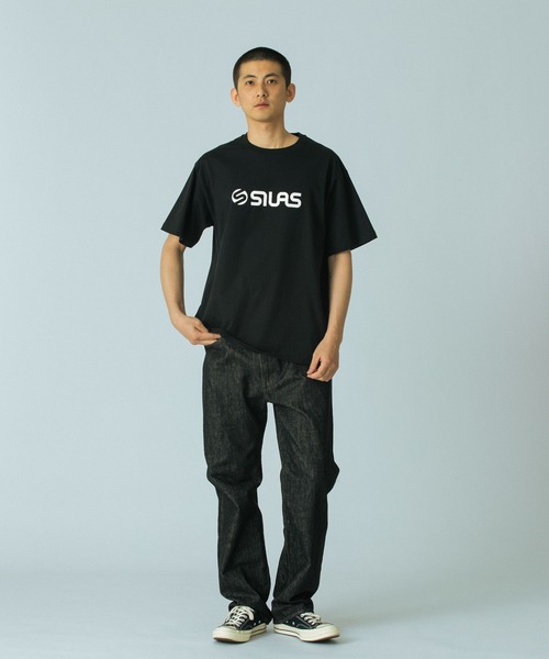 SILAS（サイラス）の「LOGO S/S TEE（Tシャツ/カットソー・メンズ・ブラック/ホワイト/ブラウン/チャコール・M/L/XL）」の18枚目の写真