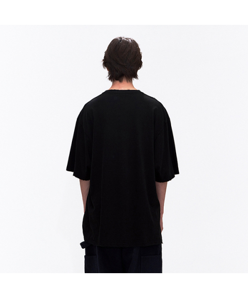 ERER（エルエル）の「[UN] ERER ネオングラフィティ Tシャツ ブラック（Tシャツ/カットソー・レディース・ブラック・4/3/1/2）」の5枚目の写真