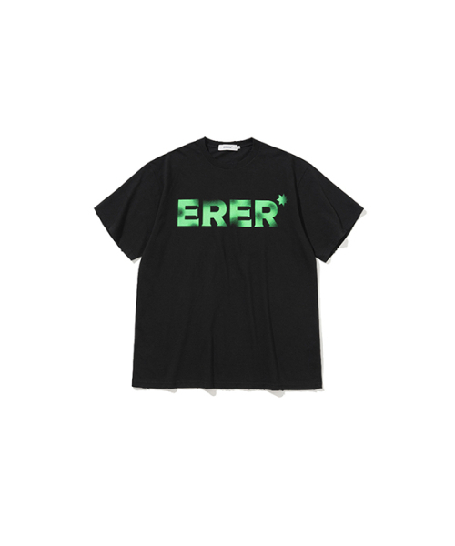 ERER（エルエル）の「[UN] ERER ネオングラフィティ Tシャツ ブラック（Tシャツ/カットソー・レディース・ブラック・4/3/1/2）」の7枚目の写真