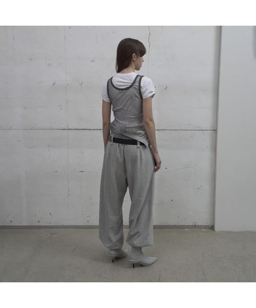 LCDC TM(エルシーディーシーティーエム)の「SHEER FRILL KNIT TOP (GREY)(ニット/セーター・レディース・ライトグレー・SMALL)」の3枚目の写真