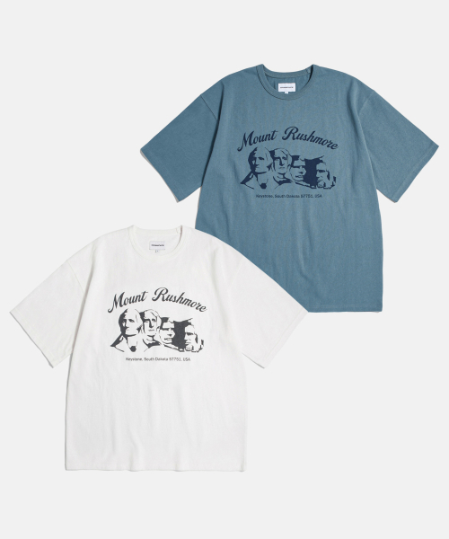 ESPIONAGE(エスピオナジ)の「Mount Rushmore Heavyweight Tee Off White(Tシャツ/カットソー・レディース・その他・MEDIUM/LARGE/X-LARGE)」の3枚目の写真