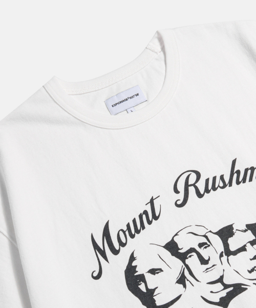 ESPIONAGE(エスピオナジ)の「Mount Rushmore Heavyweight Tee Off White(Tシャツ/カットソー・レディース・その他・MEDIUM/LARGE/X-LARGE)」の4枚目の写真