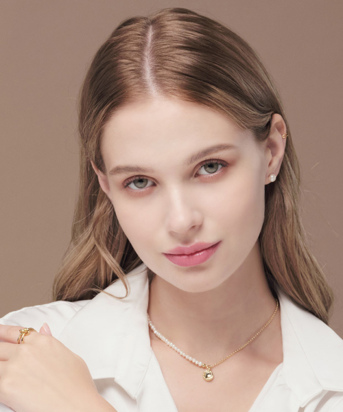 PAUL BRIAL（ポールブリアル）の「淡水パールイヤリング PNBE0272（ピアス（両耳用）・レディース・ホワイト・FREE）」の5枚目の写真