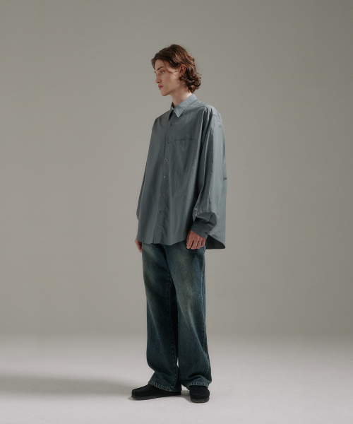 BLANKROOM(ブランクルーム)の「レイジデイシャツ_CHARCOAL GREEN(シャツ/ブラウス・レディース・その他・4/1)」の2枚目の写真