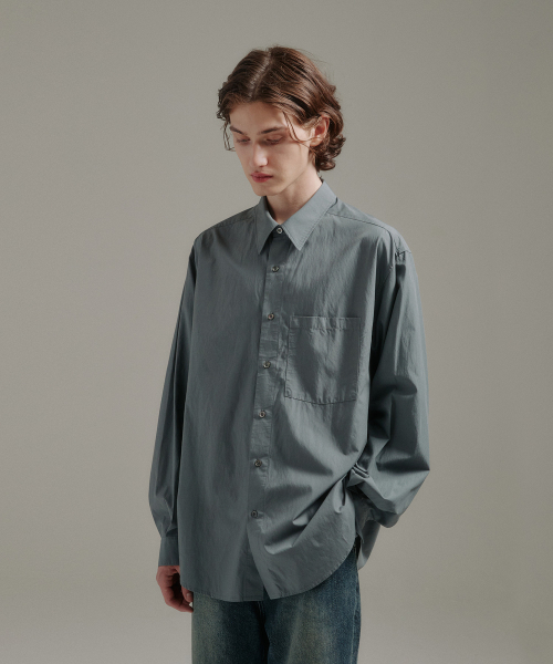 BLANKROOM(ブランクルーム)の「レイジデイシャツ_CHARCOAL GREEN(シャツ/ブラウス・レディース・その他・4/1)」の3枚目の写真