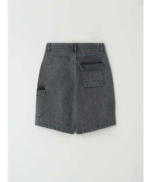 RMRN（アルエームアルエヌ）の「RELAXED DENIM SHORTS（その他パンツ・レディース・チャコールグレー・1/2）」の5枚目の写真