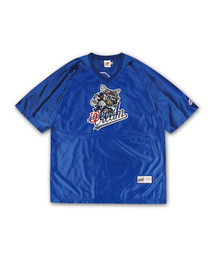 WEIRDWORLD（ウィアード ワールド）の「ベースクリーム x ウィアードワールド フットボールジャージ ブルー（Tシャツ/カットソー）」