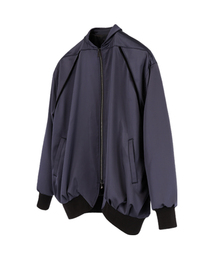 DGNAK（ディグナク）の「サテンボリュームラグランジャンパー（ネイビー）（その他アウター）」