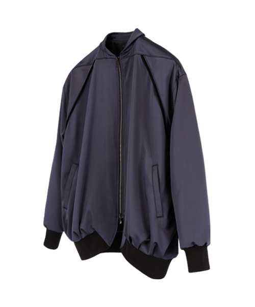 DGNAK(ディグナク)の「サテンボリュームラグランジャンパー(ネイビー)(その他アウター・メンズ・ネイビー・LARGE/MEDIUM)」の1枚目の写真