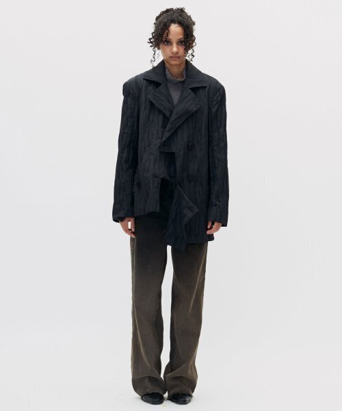 SETSETSET(セットセットセット)の「CROSSOVER MANNISH JACKET BLACK(テーラードジャケット・レディース・その他・MEDIUM/SMALL)」の2枚目の写真