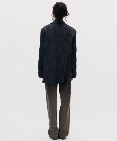 SETSETSET(セットセットセット)の「CROSSOVER MANNISH JACKET BLACK(テーラードジャケット・レディース・その他・MEDIUM/SMALL)」の5枚目の写真